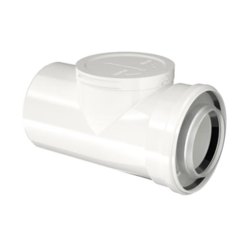Trubka DN80/125 s revizním otvorem, 0,25 m