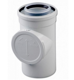 Trubka DN80/125 s revizním otvorem, 0,25 m