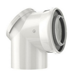 Koleno DN80/125, 87° revizní