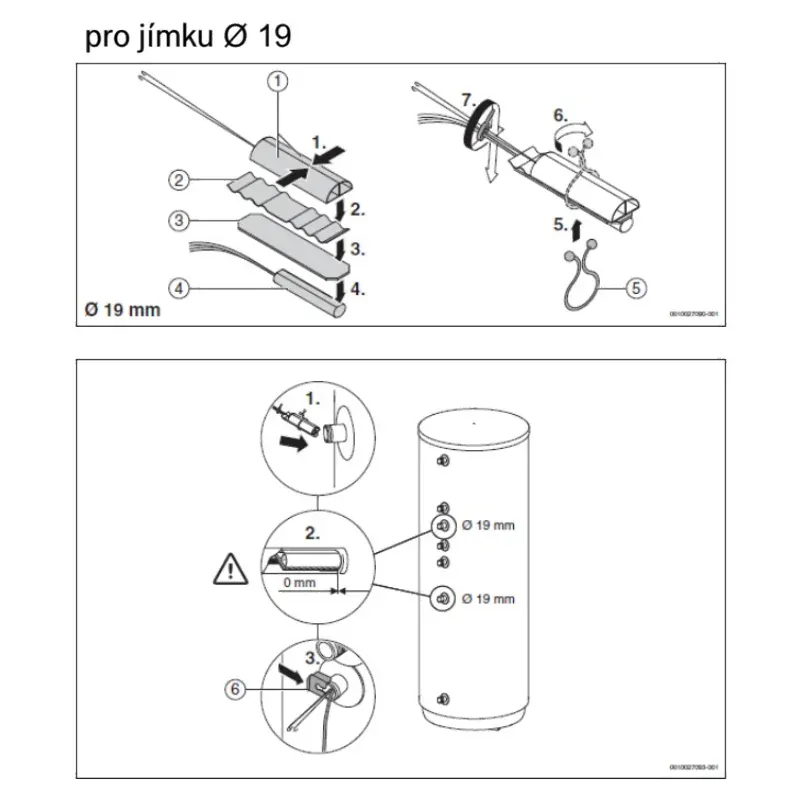 Junkers SF 4 (NTC čidlo pro TV SET)